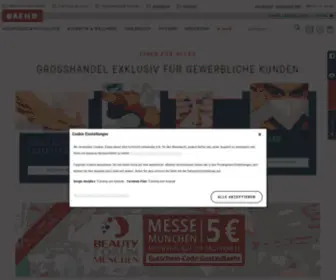 Baehrshop.de(Fußpflege & Kosmetik vom Großhändler) Screenshot