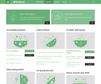 Baeldung.com(Spring, Spring Security for the web) Screenshot