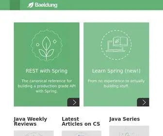 Baeldungtest.com(Baeldung) Screenshot