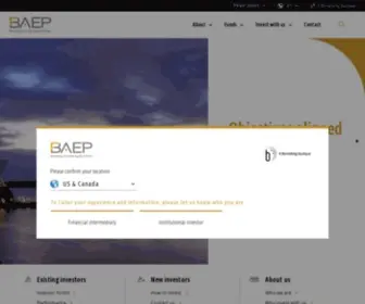 Baep.com.au(Bennelong Australian Equity Partners) Screenshot