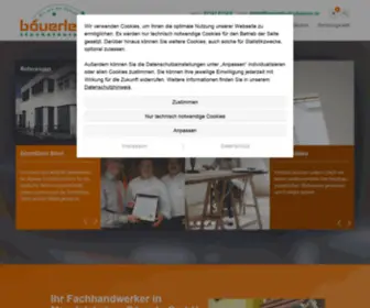 Baeuerle-Stuckateure.de(Bäuerle GmbH) Screenshot