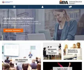 Baexcellence.com(Business Analysis Training) Screenshot