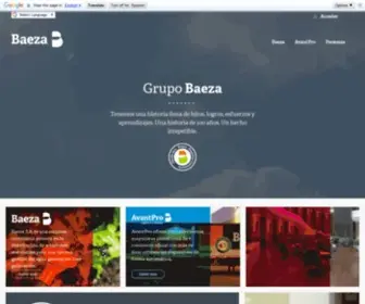 Baeza-SA.com(BAEZA S.A) Screenshot