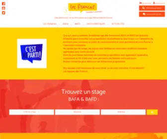 Bafa-Lesfrancas.fr(Les Francas) Screenshot