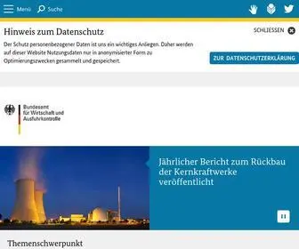 Bafa.de(Startseite) Screenshot