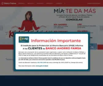 Bafamsa.com(Banco Famsa) Screenshot