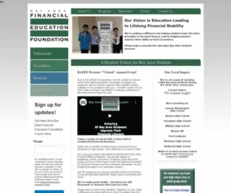 Bafef.org(Bay Area Financial Education Foundation) Screenshot