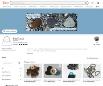 Bag-Clasps.co.uk(Magnetic Bag Fasteners) Screenshot