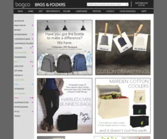 Bag-CO.co.uk(Bagco Bags & Folders) Screenshot