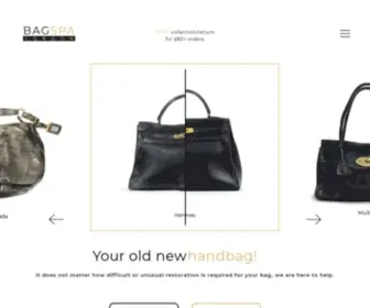 Bag-Spa.co.uk(Premium Bag Cleaning) Screenshot