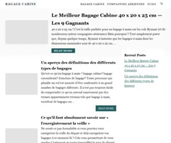 Bagage-Cabine.fr(Bagage Cabine) Screenshot