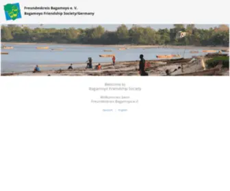 Bagamoyo.com(Freundeskreis Bagamoyo e.V) Screenshot