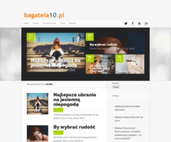 Bagatela10.pl(Bagatela 10 fryzjer) Screenshot