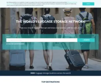 Bagbnb.com(The Luggage Storage Network) Screenshot