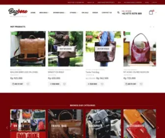 Bagboneleather.com(Produsen Tas Kulit Jogja) Screenshot