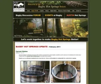 Bagbyhotsprings.org(Bagby Hot Springs) Screenshot