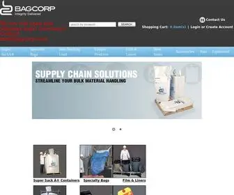 Bagcorpstore.com(Industrial Bulk Packaging) Screenshot