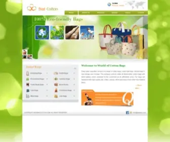 Bagcotton.com(Cotton bags) Screenshot