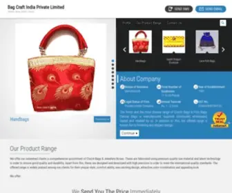 Bagcraftindia.in(Bag Craft India Private Limited) Screenshot