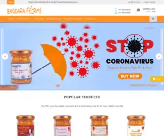 Bagdarafarms.com(Organic and Natural Health Care Products from Bagdara Farms) Screenshot