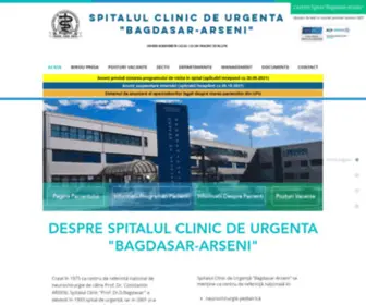 Bagdasar-Arseni.ro(Spitalul Clinic de Urgenta "Bagdasar) Screenshot