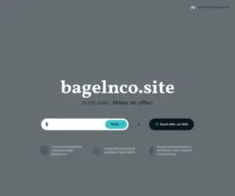 Bagelnco.site(Sample Site) Screenshot