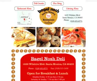 Bagelnoshdeli.com(Bagel Nosh Deli) Screenshot