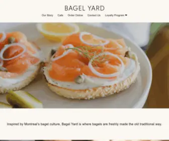 Bagelyard.com(Bagel Yard Cafe) Screenshot