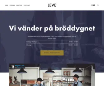 Bagerileve.se(Bageri Leve • Bageriet i Malmö som vänder på bröddygnet) Screenshot