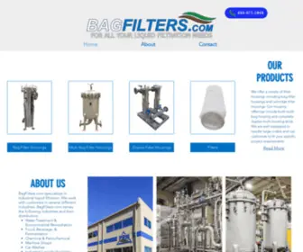Bagfilters.com(Your Home for Filter Housings and Filter Elements) Screenshot