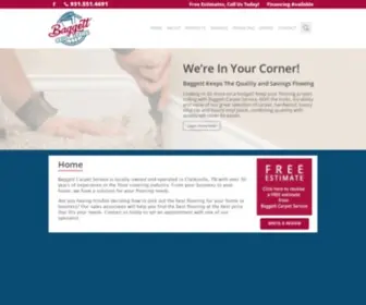 Baggettcarpet.com(Baggett Carpet Service) Screenshot