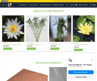 Bagh.pk(Online gardening shop covering all your needs) Screenshot