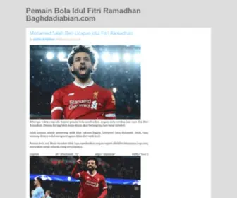 Baghdadiabian.com(Pemain Bola Idul Fitri Ramadhan) Screenshot