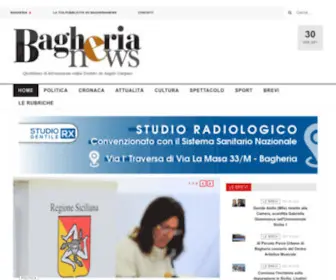 Bagherianews.com(Bagheria News Il portale dell'informazione a Bagheria) Screenshot