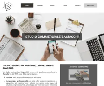 Bagiacchi.it(Studio commerciale Bagiacchi) Screenshot