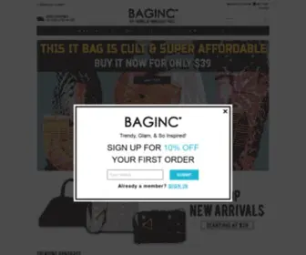 Baginc.com(Wholesale Handbag) Screenshot