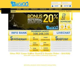 Bagiqq.net(Situs qq) Screenshot