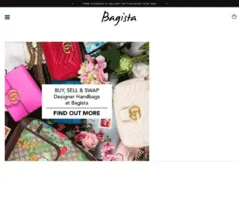 Bagista.co.uk(The Specialists in Designer Handbags) Screenshot