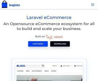 Bagisto.com(Free & Open Source Laravel Ecommerce Platform) Screenshot