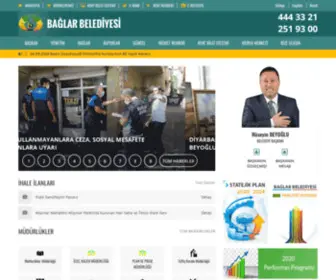 Baglar.bel.tr(Diyarbakır Bağlar İlçe Belediye Başkanlığı) Screenshot