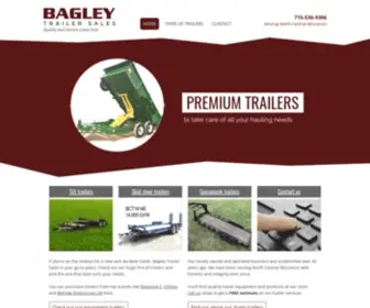 Bagleytrailersales.net(Bagley Trailer Sales) Screenshot