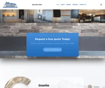 Bagm.com(Granite & Quartz Countertops in Wisconsin) Screenshot