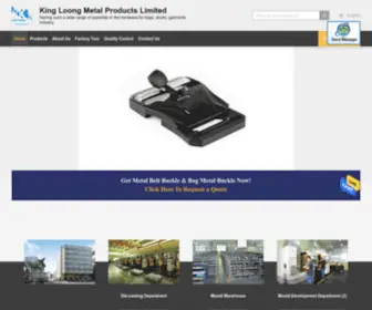 Bagmetalbuckle.com(Quality Metal Belt Buckle & Bag Metal Buckle factory from China) Screenshot