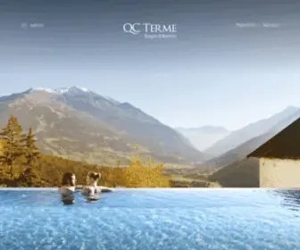 Bagnidibormio.it(QC Terme Bagni di Bormio) Screenshot