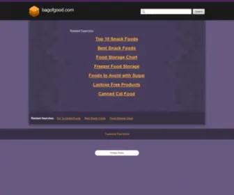 Bagofgood.com(Bagofgood) Screenshot