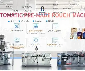 Bagpackingmachine.com(Bag Packing Machinery) Screenshot