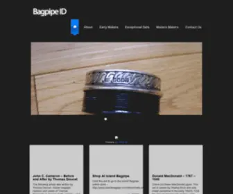 Bagpipe-ID.com(Bagpipe ID) Screenshot
