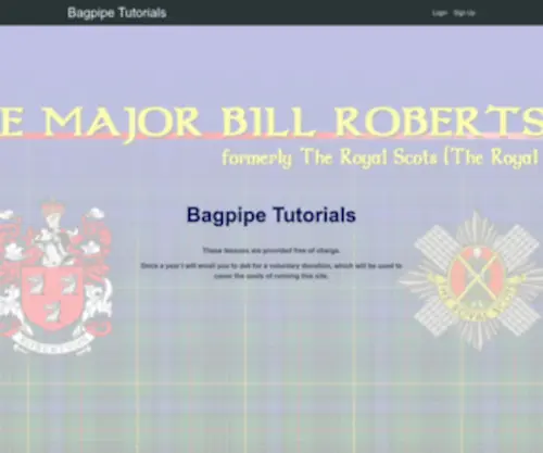 Bagpipe-Tutorials.com(Bagpipe Tutorials) Screenshot
