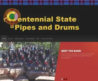 Bagpipe.org(Centennial State Pipes & Drums) Screenshot