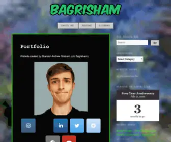 Bagrisham.com(Brandon Grisham (c/o Bagrisham)) Screenshot